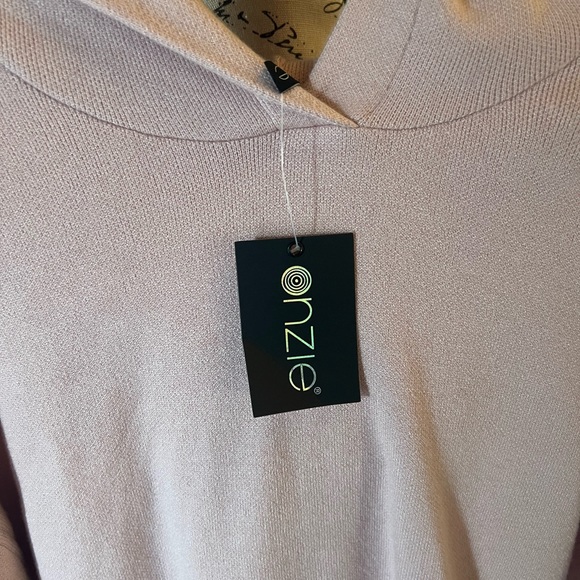 🆕 ONZIE Baby Pink M/L Crop Hoodie - Picture 4 of 17